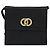 Céline Borsa a Spalla Circle CELINE Satin Nero Oro Auth 172397V D'oro - vista 13
