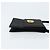 Céline Borsa a Spalla Circle CELINE Satin Nero Oro Auth 172397V D'oro - vista 3
