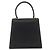 Borsa a mano in pelle nera e oro Gancini di Salvatore Ferragamo Auth ka2959 Nero D'oro - vista 2