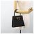 Borsa a mano in pelle nera e oro Gancini di Salvatore Ferragamo Auth ka2959 Nero D'oro - vista 23