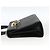 Borsa a mano in pelle nera e oro Gancini di Salvatore Ferragamo Auth ka2959 Nero D'oro - vista 3