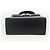 Borsa a mano in pelle nera e oro Gancini di Salvatore Ferragamo Auth ka2959 Nero D'oro - vista 5