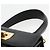 Borsa a mano in pelle nera e oro Gancini di Salvatore Ferragamo Auth ka2959 Nero D'oro - vista 8