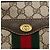 Sac à main Gucci GG Supreme Web Sherry Line PVC Beige Or 010 378 Auth ka3033 Doré - vue 19