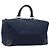 Céline Borsa Boston Celine C Sulky in tela blu navy Auth 166863