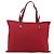 Borsa Tote Prada in Nylon Rosso Argento Auth gh1824 - vista 2