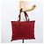 Borsa Tote Prada in Nylon Rosso Argento Auth gh1824 - vista 23