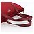Borsa Tote Prada in Nylon Rosso Argento Auth gh1824 - vista 7