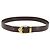 CINTURA LOUIS VUITTON Epi 90 cm Marrone moka LV Auth th6619