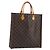 LOUIS VUITTON Borsa Sac Plat Monogram M51140 LV Auth BA10915 Monogramma