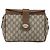 Borsa a Spalla GUCCI GG Plus Supreme PVC Beige Oro Auth 173828 D'oro - vista 13