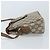 Borsa a Spalla GUCCI GG Plus Supreme PVC Beige Oro Auth 173828 D'oro - vista 4