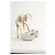 Jimmy Choo Silberne Absätze - Ansicht 3