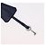 Prada Borsa a Spalla in Pelle Blu Argento Auth bs33613 - vista 8