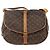 LOUIS VUITTON Borsa a Spalla Monogram Saumur 35 M42254 LV Auth ka3044 Monogramma - vista 2