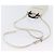 Borsa a spalla in pelle bianca BALENCIAGA con supporto per telefono, 593826 Auth hk3545 Bianco - vista 8