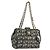 CHANEL Borsa a Spalla Matelassé in Nylon Verde Oro CC Auth ARZ394A D'oro