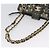 CHANEL Borsa a Spalla Matelassé in Nylon Verde Oro CC Auth ARZ394A D'oro - vista 7