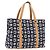 Céline Borsa a mano in tela Macadam C di CELINE, blu navy e oro, autentica BSZ358V D'oro