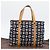 Céline Borsa a mano in tela Macadam C di CELINE, blu navy e oro, autentica BSZ358V D'oro - vista 12