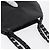 Borsa a spalla Vala Chain in pelle nera e argento di Salvatore Ferragamo Auth BA11227 Nero - vista 6