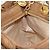 Christian Dior Borsa Lady Dior Canage in nylon marrone e oro Auth bs33840 D'oro - vista 18