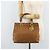 Christian Dior Borsa Lady Dior Canage in nylon marrone e oro Auth bs33840 D'oro - vista 23