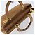 Christian Dior Borsa Lady Dior Canage in nylon marrone e oro Auth bs33840 D'oro - vista 6