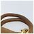 Christian Dior Borsa Lady Dior Canage in nylon marrone e oro Auth bs33840 D'oro - vista 8