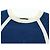 CHANEL Rippstrickkleid Cupra Blau CC Auth 158555M - Ansicht 8