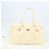 Sac à main Gancini en cuir blanc et argent de Salvatore Ferragamo Auth 166988 Argenté - vue 12