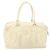 Sac à main Gancini en cuir blanc et argent de Salvatore Ferragamo Auth 166988 Argenté - vue 2