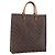 LOUIS VUITTON Monogram Sac Plat Handtasche M51140 LV Auth th6610 Monogramm
