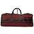 Duffle Borsa da viaggio vintage Yves Saint Laurent Rossa Nera