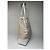 Vintage Givenchy Monogramm Leder-Canvas-Tasche Weiß Gold - Ansicht 10