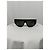 Victoria Beckham Oversized schwarze Sonnenbrille - Ansicht 2