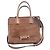 Borsa Tote Double T in Camoscio di Tod's Marrone