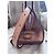 Borsa Tote Double T in Camoscio di Tod's Marrone - vista 7