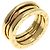 Bulgari Anello Bvlgari B-zero1 2-Band in Oro Giallo - vista 2