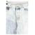Alexandre Vauthier Jeans anchos de algodón blanco  - vista 2