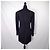 Gianni Versace giacca lunga gessata anni 80 Nero - vista 2