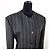 Gianni Versace giacca lunga gessata anni 80 Nero - vista 6