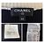 CHANEL 2019 MAXI SCHWARZ CREME WOLLE KLEID GRÖSSE FR 44 Weiß Roh - Ansicht 5