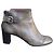Botines Santoni de piel marrón Castaño