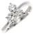 Autre Marque Pt900 Diamantring Silber