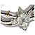 Autre Marque Diamantring Pt900 Au750 Golden - Ansicht 4