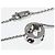 Collana in oro bianco Au750 con diamanti Louis Vuitton Empreinte Argento - vista 4