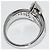 Autre Marque Pt900 Marquise-Schliff Diamantring Silber - Ansicht 4