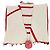 Poncho de lã bordado da coleção Loewe Branco - vista 2