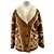 Maje Jacke aus Lammfell Camel Größe 36 Kamel